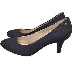 Life Stride 11W Parigi Blue Denim Heels Women’s Pumps Comfort Shoes Wide Width